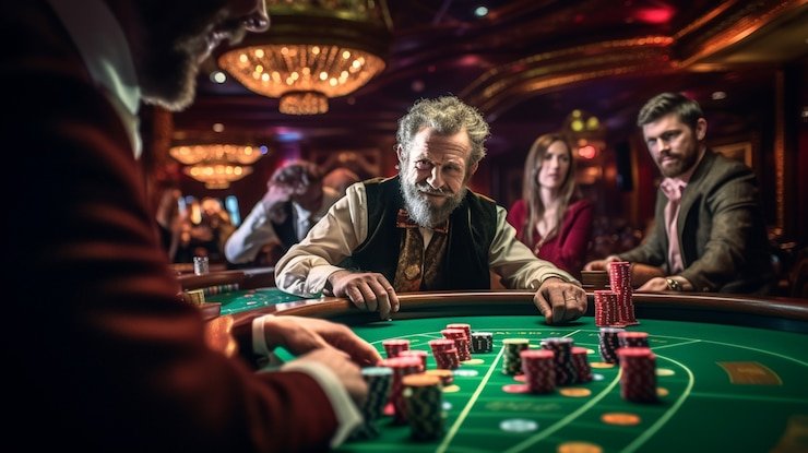 Live-dealer roulette and blackjack table interface